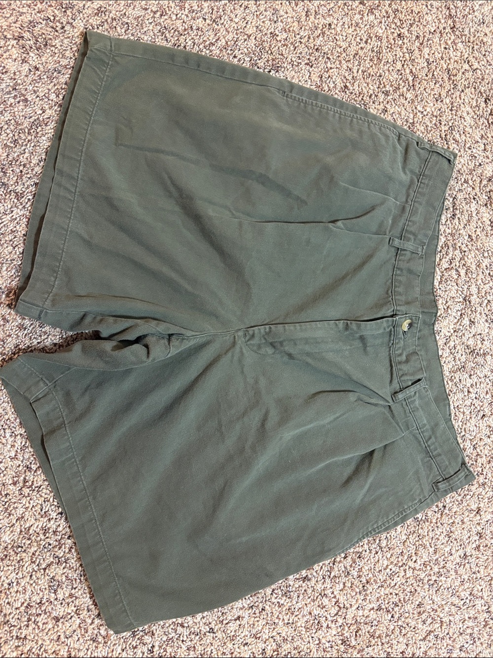Towncraft Men's Olive Flat Front Shorts